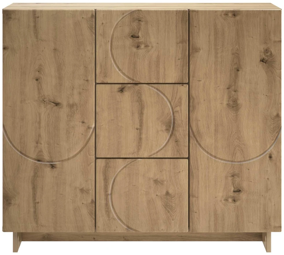 Kabalas Artisano ąžuolo 85,5 x 31 x 75 cm Apdirbta mediena
