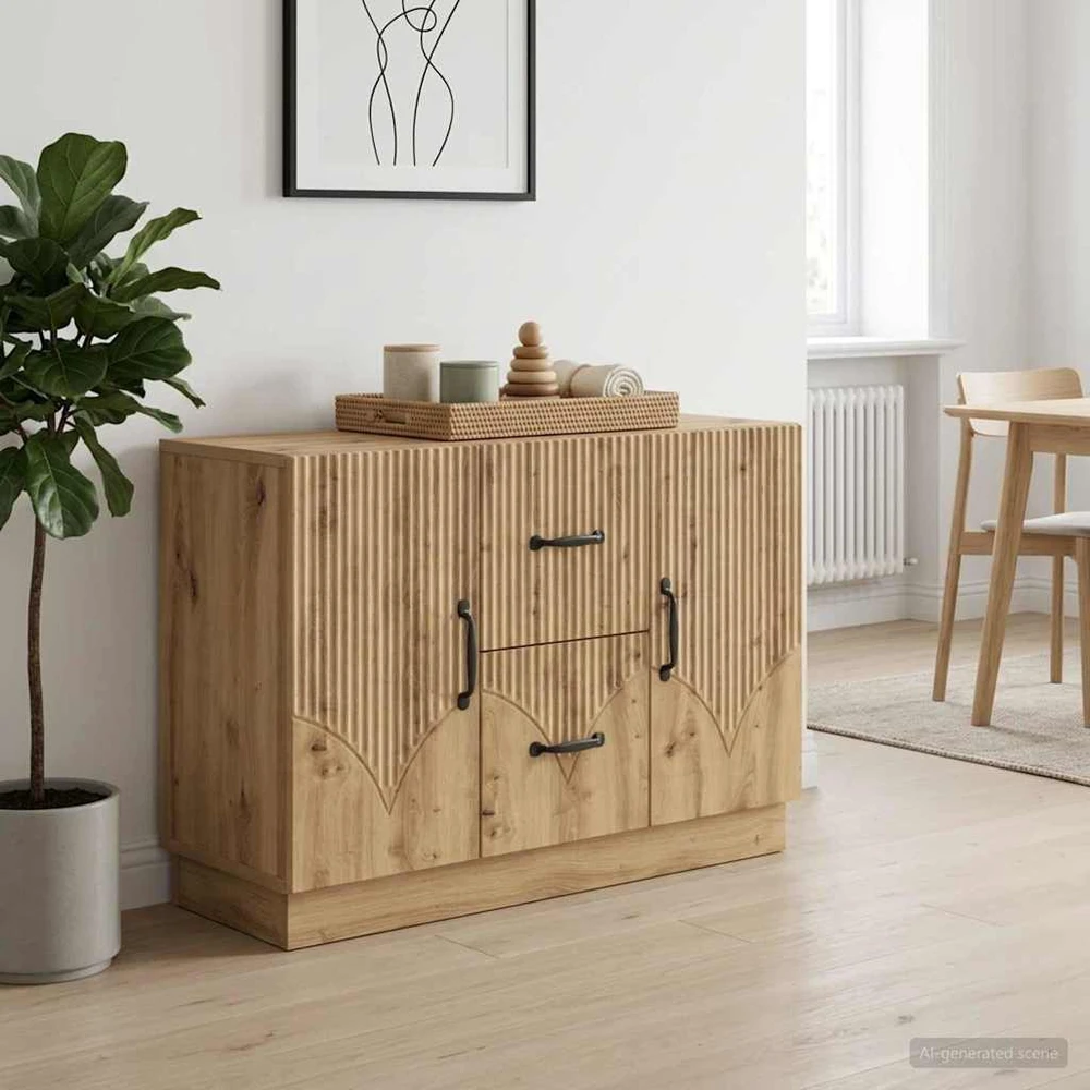 Kabalas Artisano ąžuolo 89 x 34,5 x 57 cm Apdirbta mediena