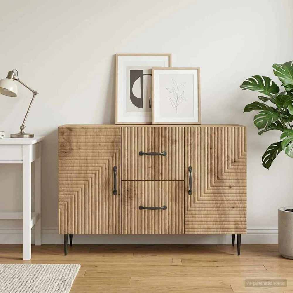 Kabalas Artisano ąžuolo 89 x 34,5 x 60 cm Apdirbta mediena