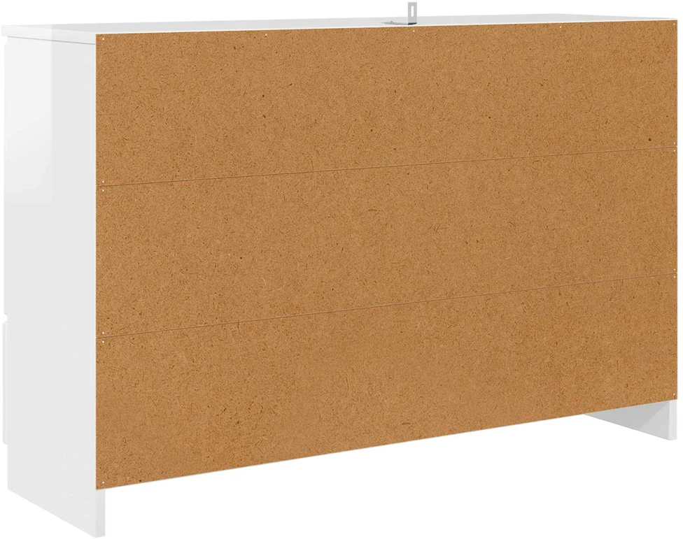 Kabalas Aukštai blizganti balta 100 x 30 x 65,6