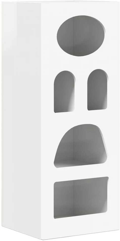 Kabalas ELST Aukštai blizganti balta 40 x 35 x 100,5 cm