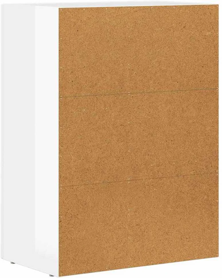 Kabalas ELST Aukštai blizganti balta 59 x 35 x 80.5 cm