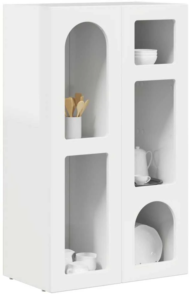 Kabalas ELST Aukštai blizganti balta 59 x 35 x 100,5 cm