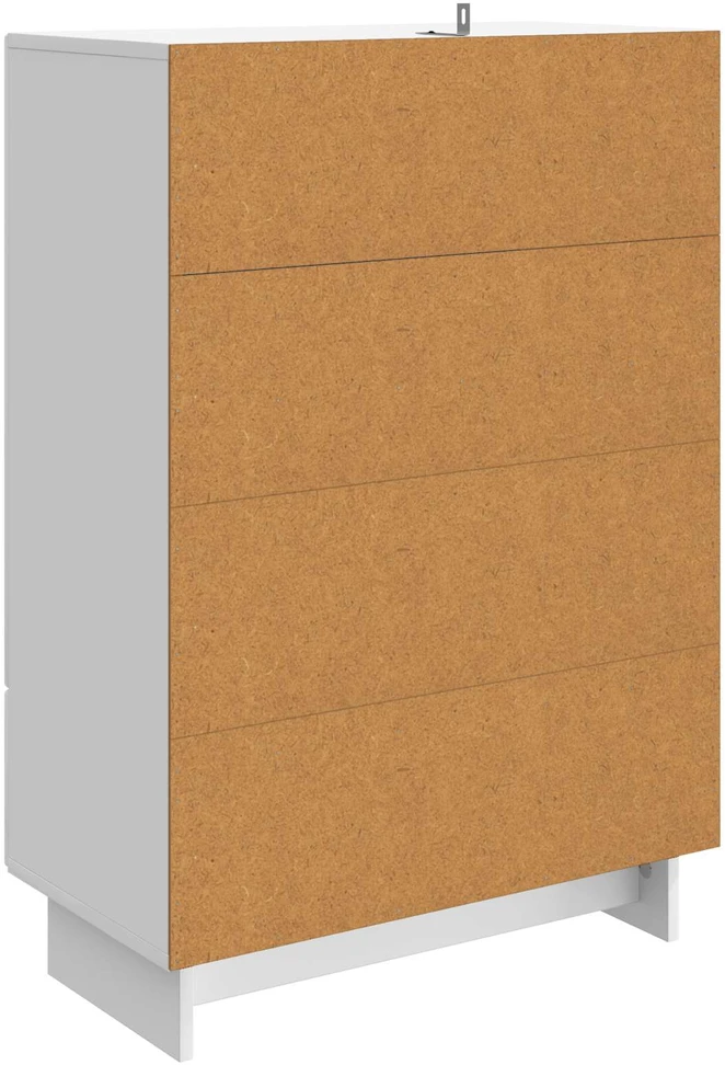Kabalas Aukšto Blizgesio Baltas 66 x 34,5 x 95 cm