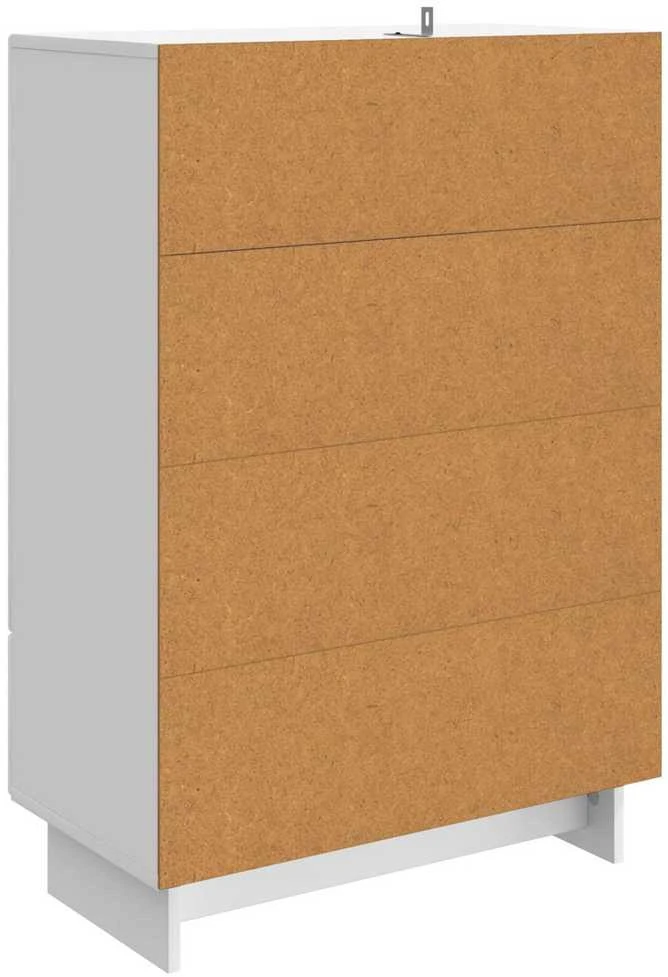 Kabalas Aukšto Blizgesio Baltas 66 x 34,5 x 95 cm
