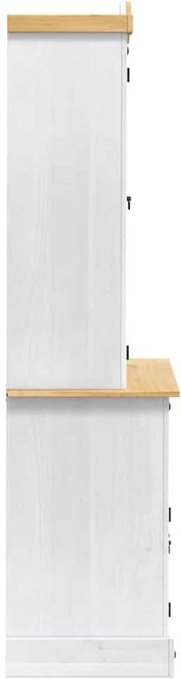 Kabalas CORONA Balta 100 x 48,5 x 179 cm Kietos pušies mediena