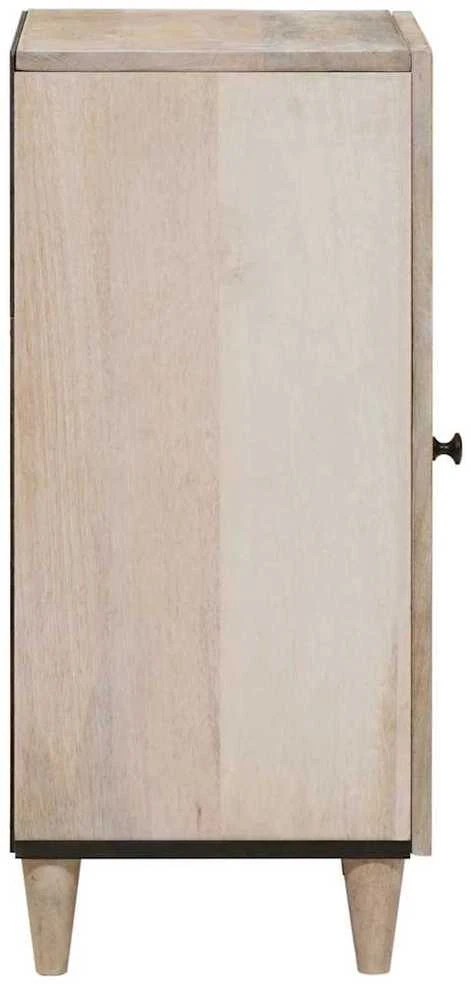 Kabalas Balta išblukinta 40 x 33 x 75 cm Kietas mango medis