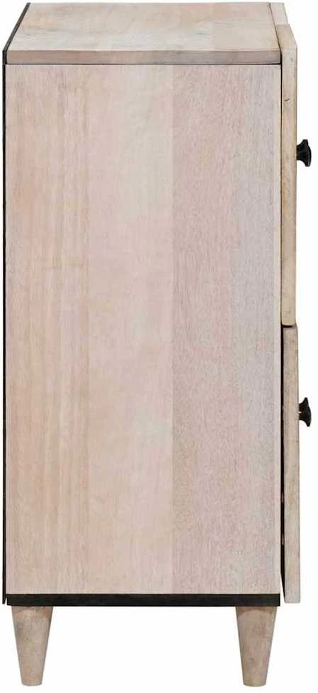 Kabalas Balta išblukinta 60 x 33 x 75 cm Kietas mango medis