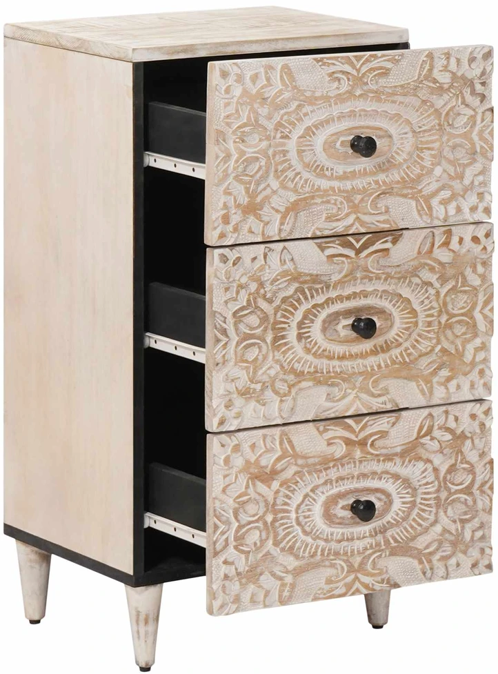 Kabalas Balta 40 x 33,5 x 75 cm Kietas mango medis