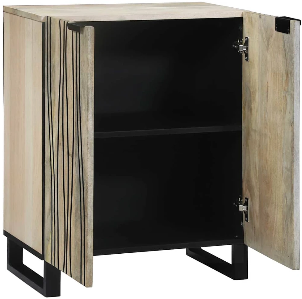 Kabalas Balta 60 x 33,5 x 75 cm Kietas mango medis