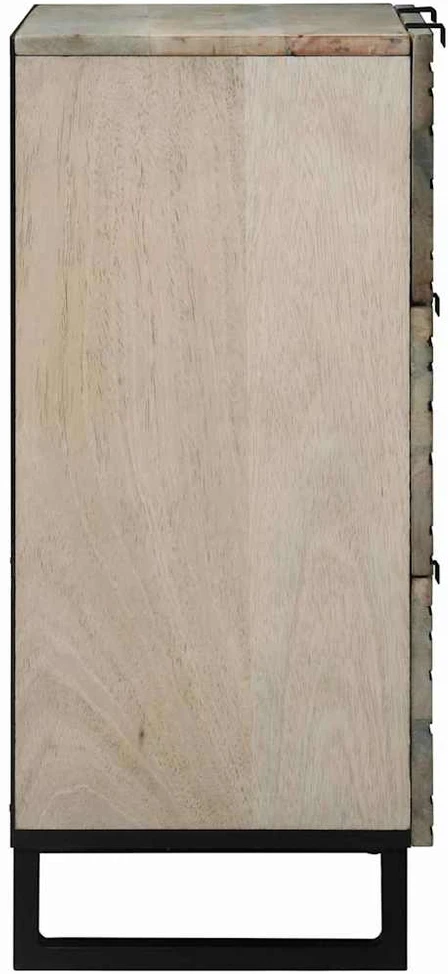 Kabalas Balta 60 x 33.5 x 75 cm Mango medienos masyvas
