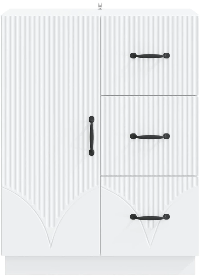 Kabalas Balta 66 x 34,5 x 87 cm Apdirbta mediena
