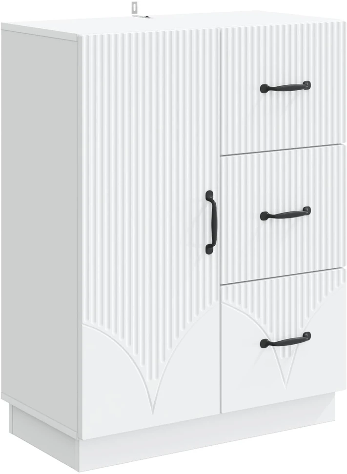 Kabalas Balta 66 x 34,5 x 87 cm Apdirbta mediena