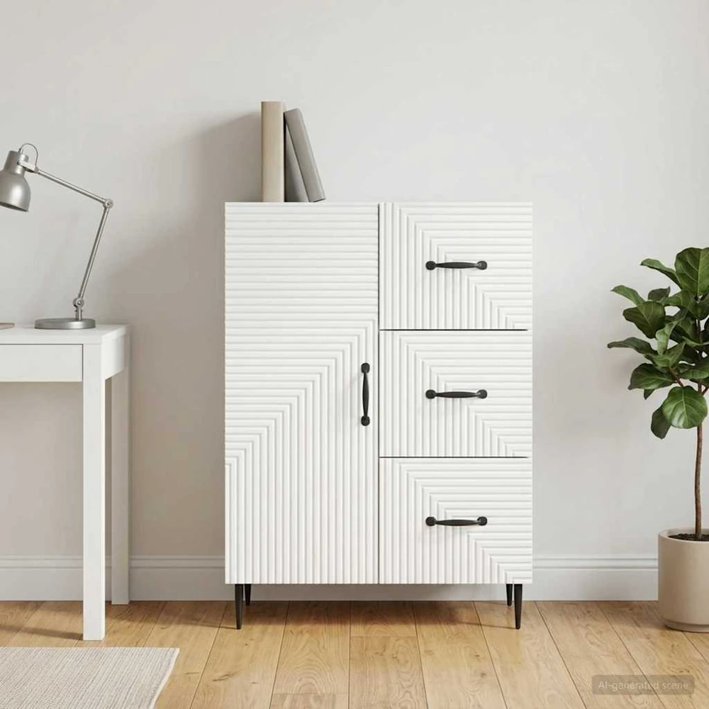Kabalas Balta 66 x 34,5 x 89,5 cm Apdirbta mediena