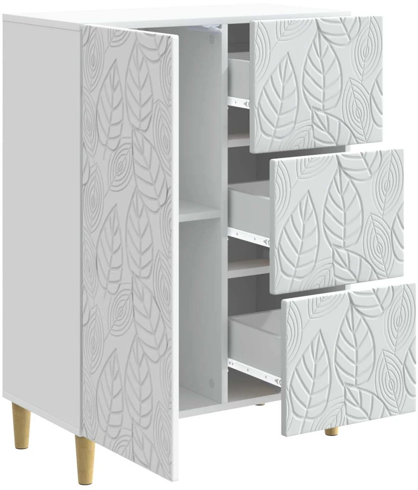 Kabalas Balta 66 x 34,5 x 90 cm Apdirbta mediena