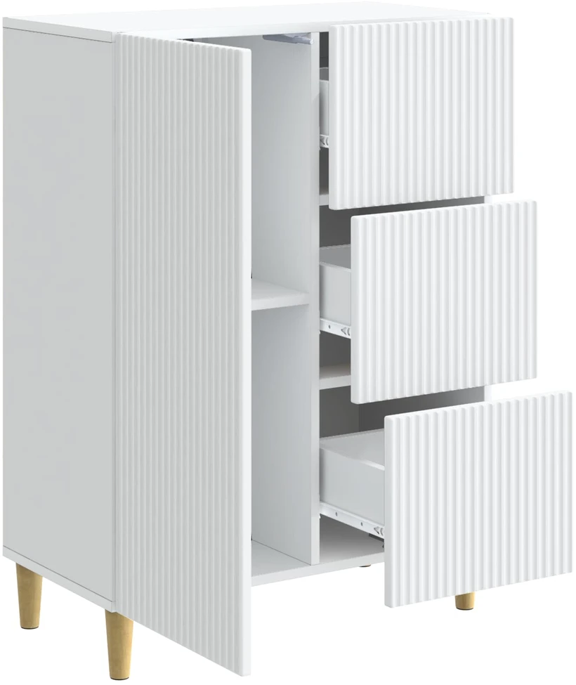 Kabalas Balta 66 x 34,5 x 90 cm Apdirbta mediena