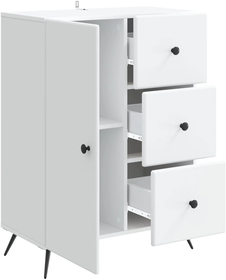 Kabalas Balta 66 x 34,5 x 90 cm Apdirbta mediena