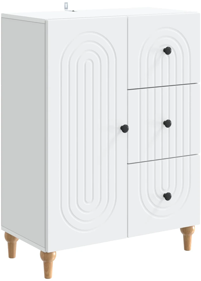 Kabalas Balta 66 x 34,5 x 90 cm Apdirbta mediena