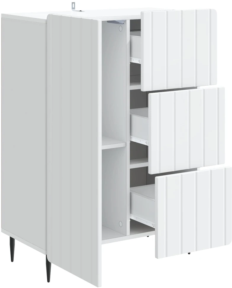 Kabalas Balta 66 x 34,5 x 91,5 cm Apdirbta mediena