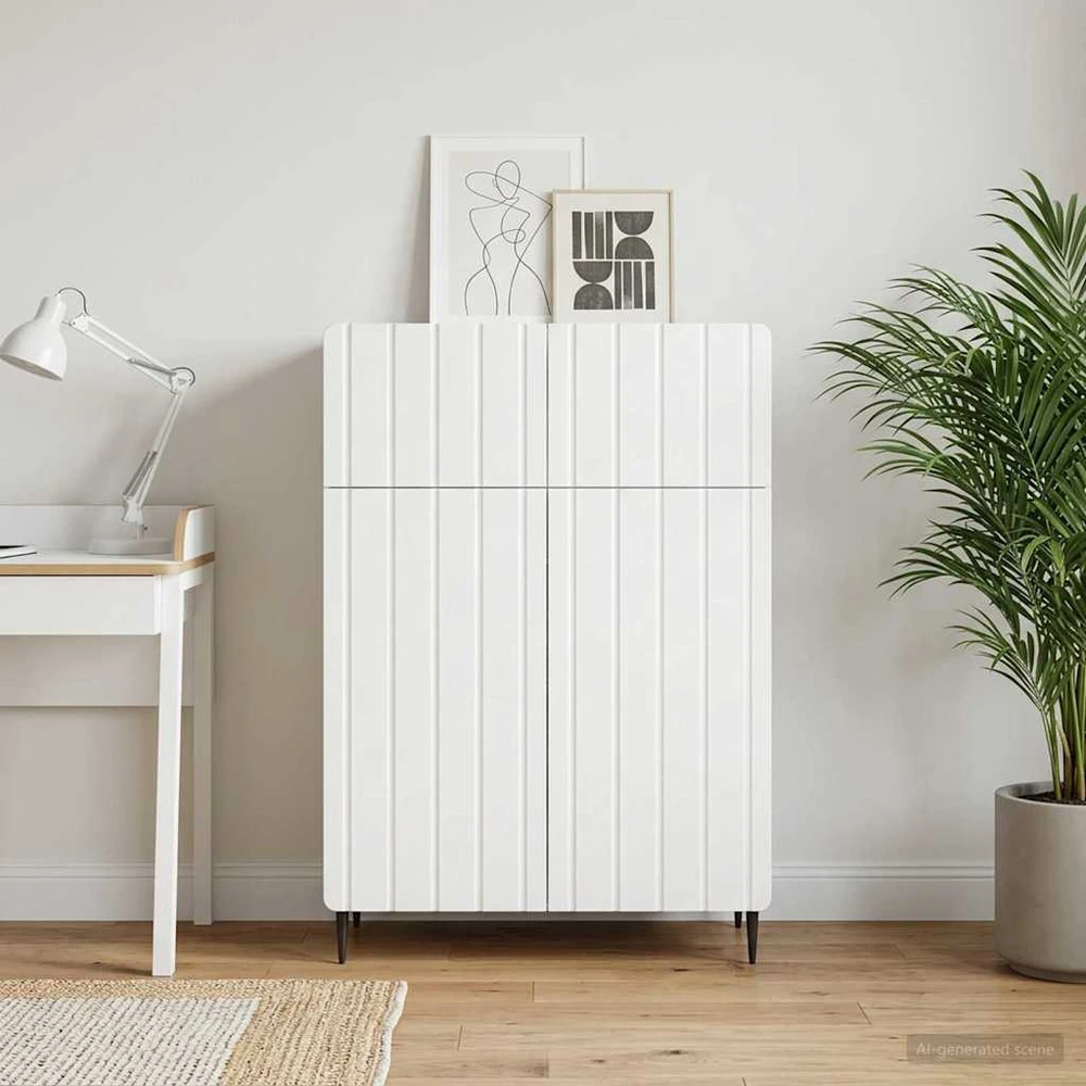 Kabalas Balta 66 x 34,5 x 92 cm Apdirbta mediena