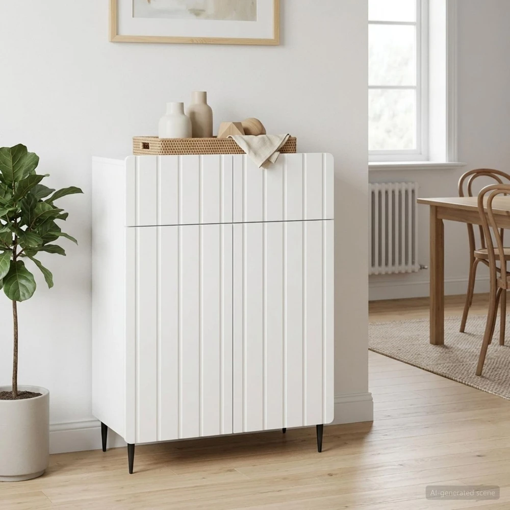 Kabalas Balta 66 x 34,5 x 92 cm Apdirbta mediena