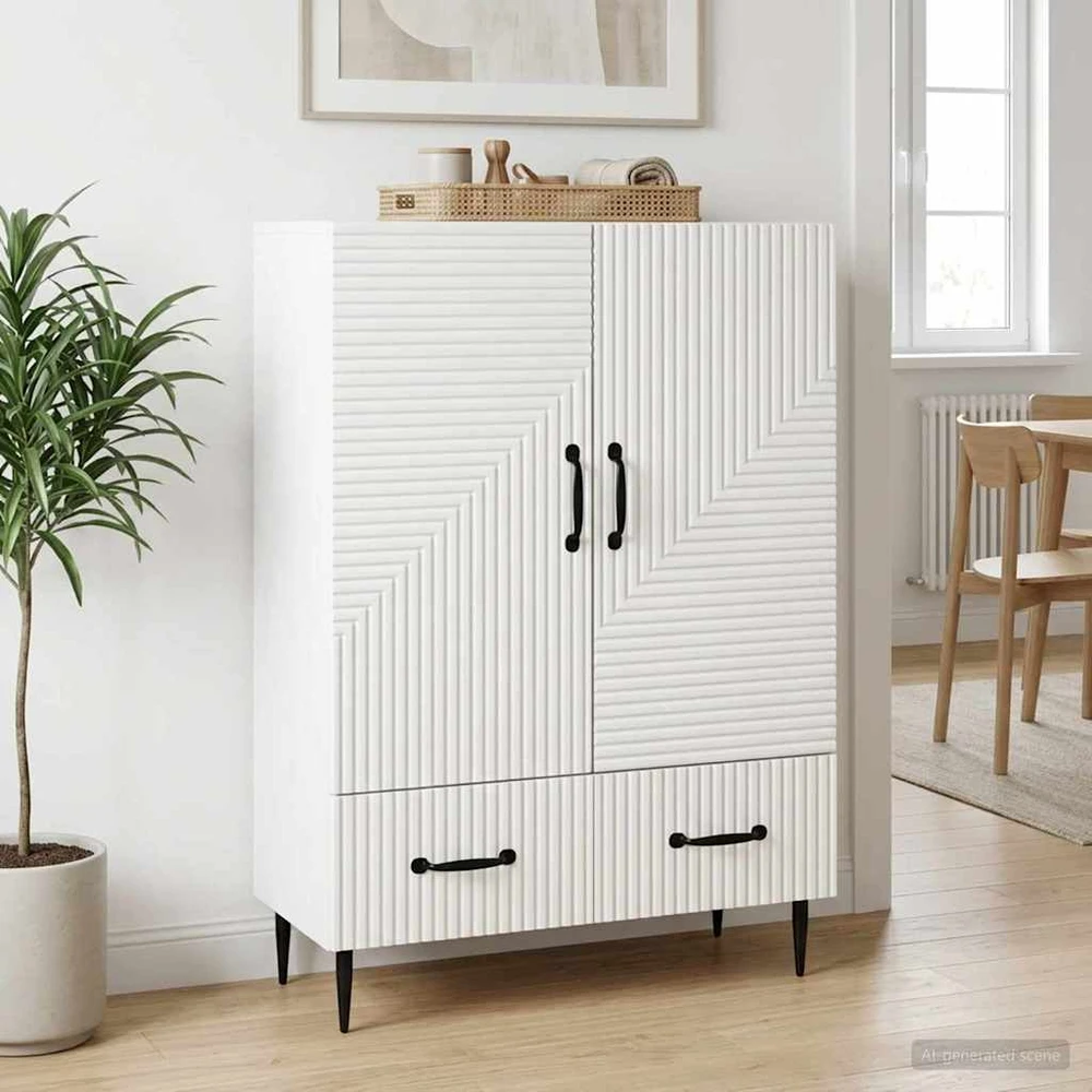 Kabalas Balta 66 x 34,5 x 95 cm Apdirbta mediena