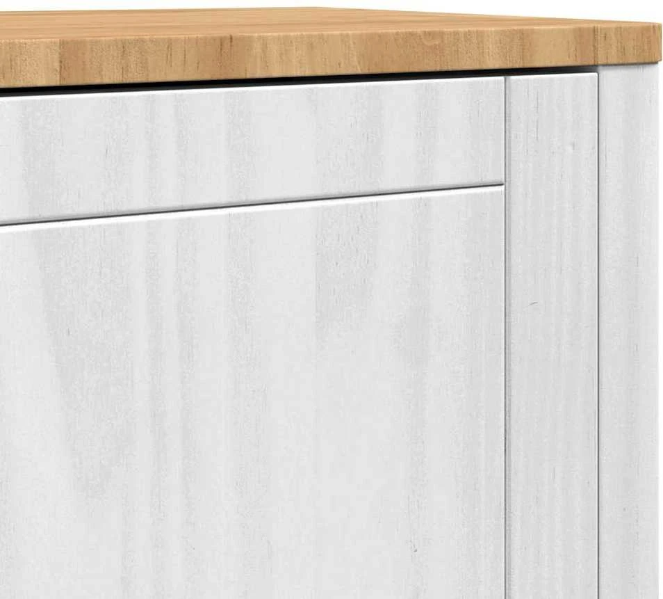 Kabalas FLORO Balta 70 x 30 x 70,5 cm Kietas pušies medis