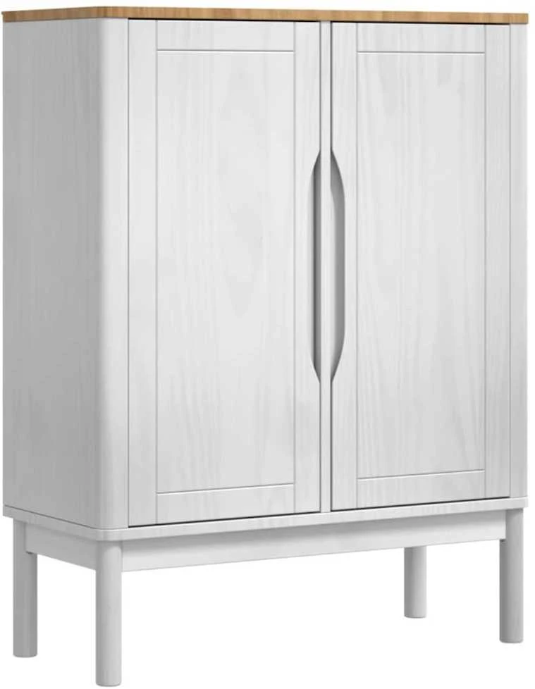 Kabalas FLORO Balta 70 x 30 x 70,5 cm Kietas pušies medis