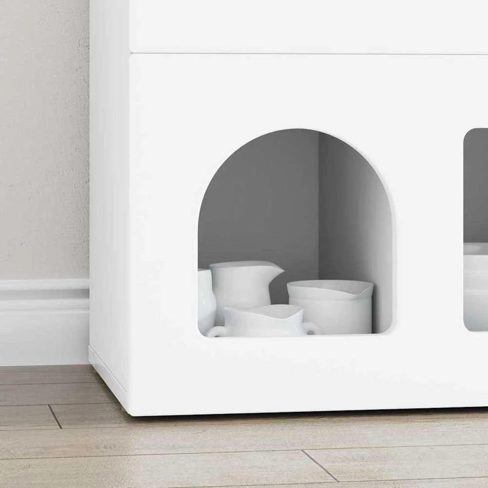 Kabalas ELST Balta 80.5 x 35 x 59 cm Apdirbta mediena