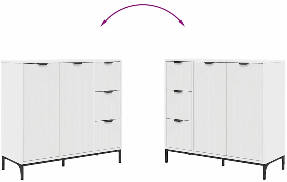 Kabalas Balta 89,5 x 33 x 82 cm Apdirbta mediena