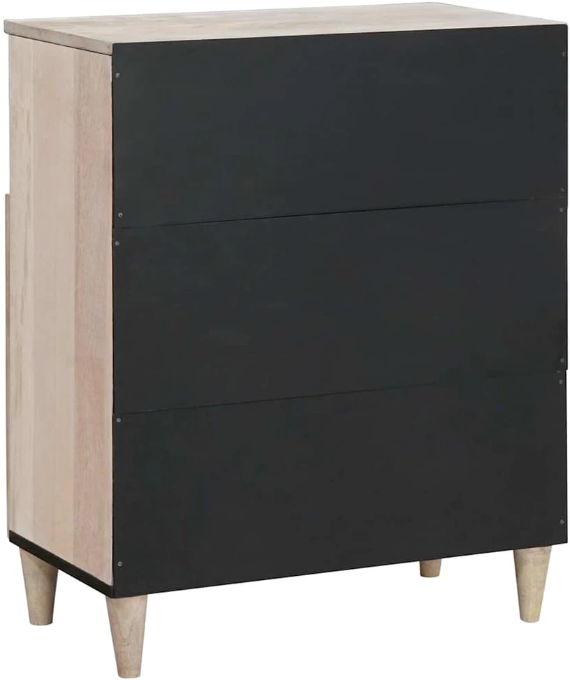 Kabalas Balta išblukinta 60 x 33 x 75 cm Kietas mango medis