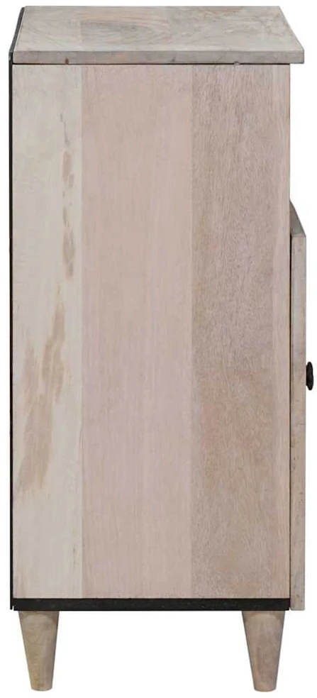 Kabalas Balta išblukinta 60 x 33 x 75 cm Kietas mango medis