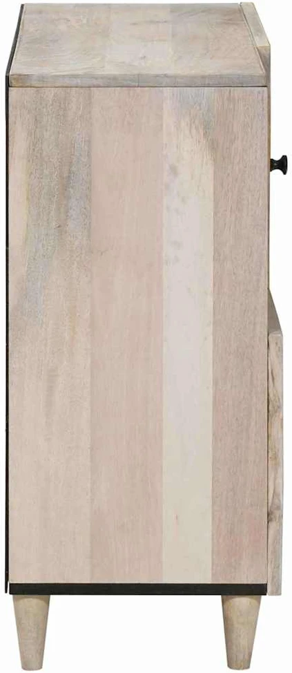 Kabalas Balta išblukinta 80 x 33 x 75 cm Kietas mango medis