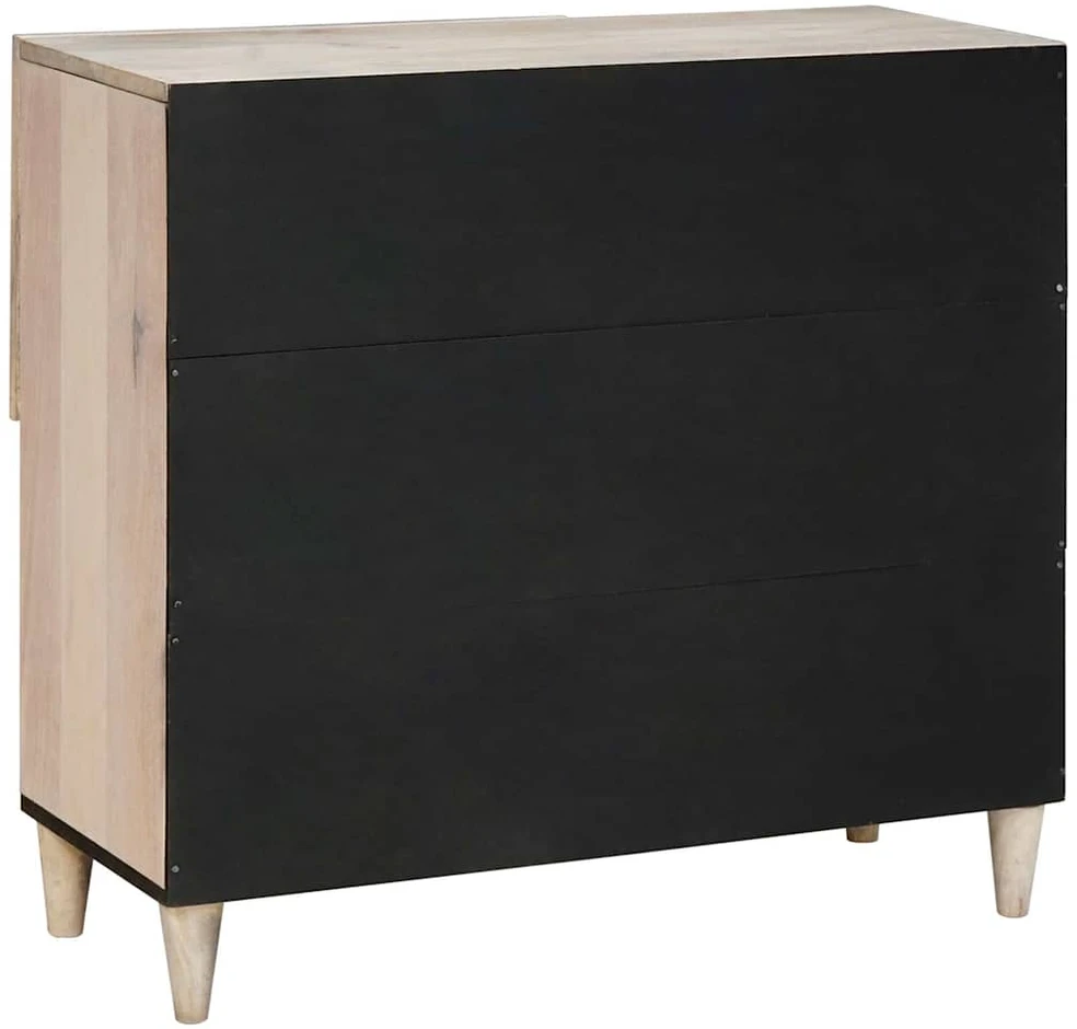 Kabalas Balta išblukinta 80 x 33 x 75 cm Kietas mango medis
