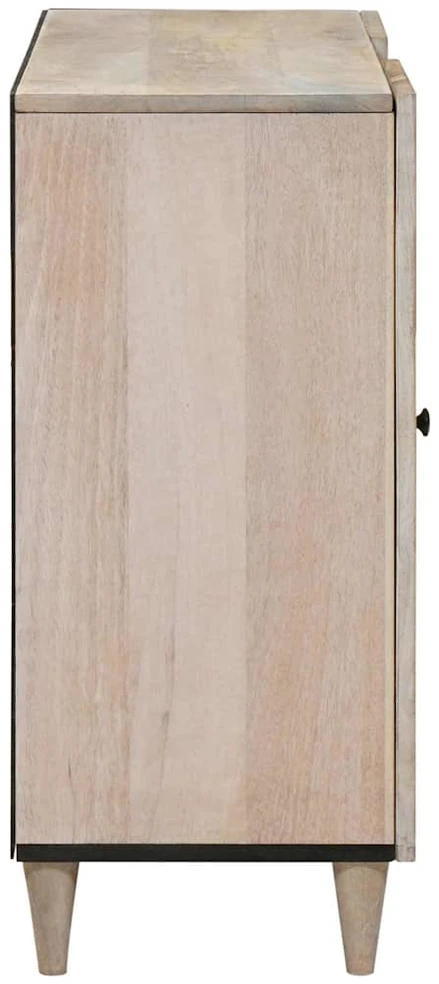 Kabalas Balta išblukinta 90 x 33 x 75 cm Kietas mango medis