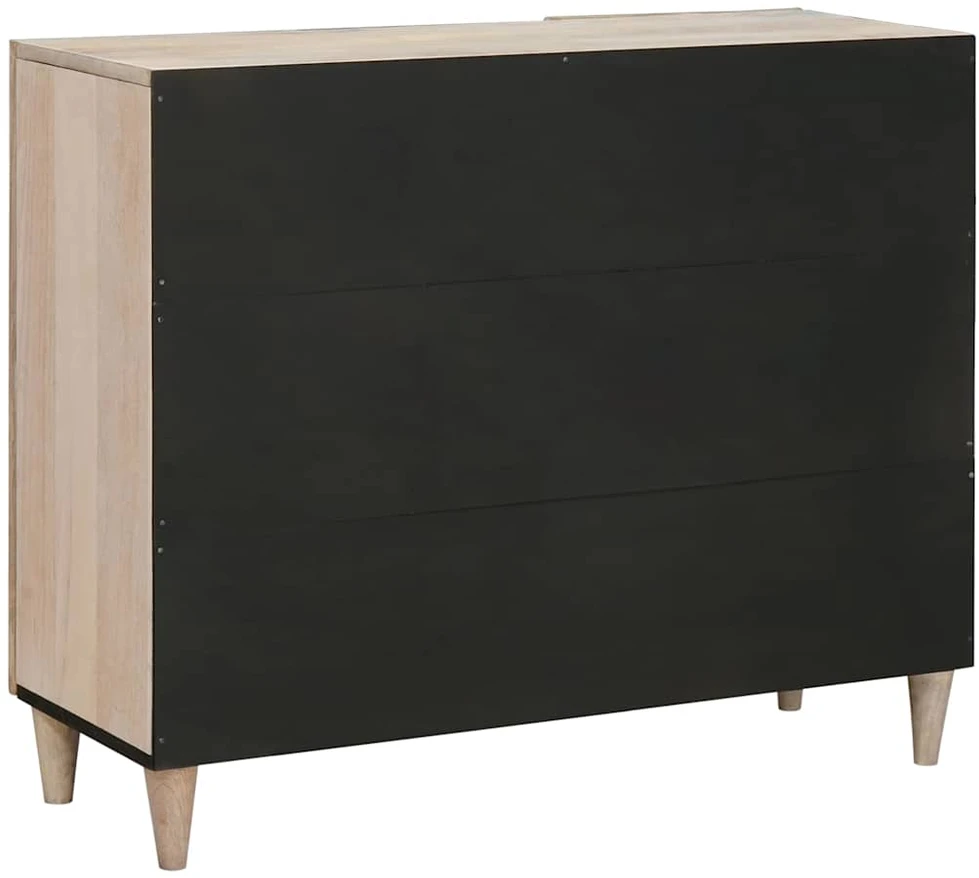 Kabalas Balta išblukinta 90 x 33 x 75 cm Kietas mango medis
