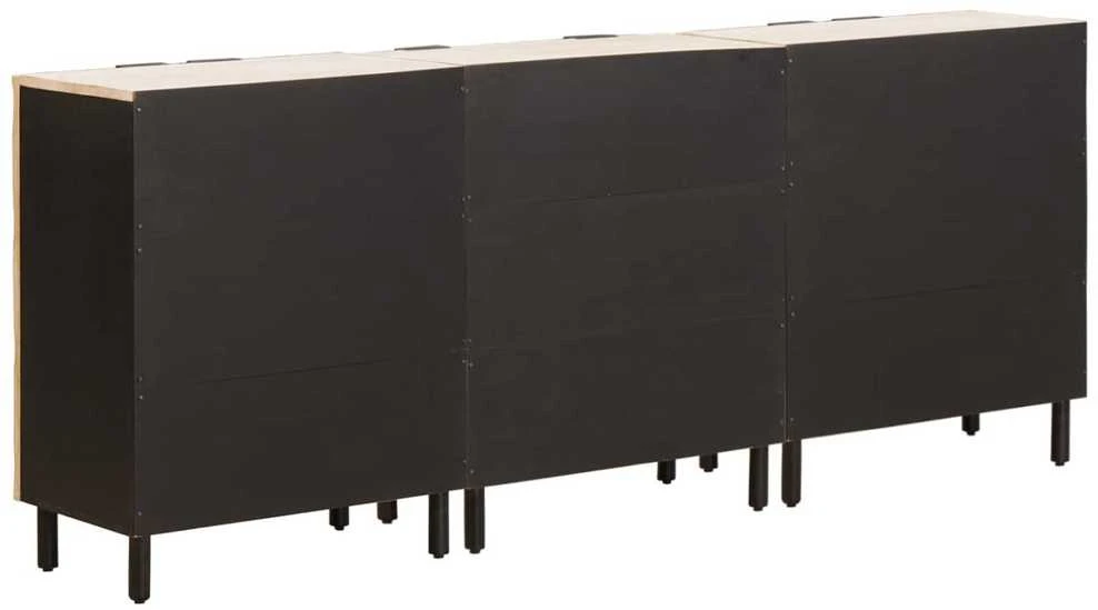 Kabalas 3 vnt. 60 x 33 x 75 cm Kietas mango medis