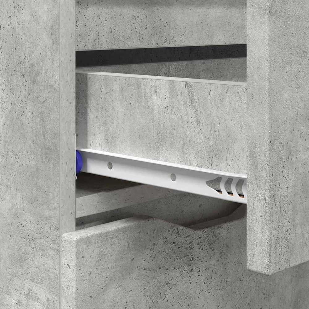 Kabalas Betono pilka 100 x 30 x 65,6 Apdirbta mediena