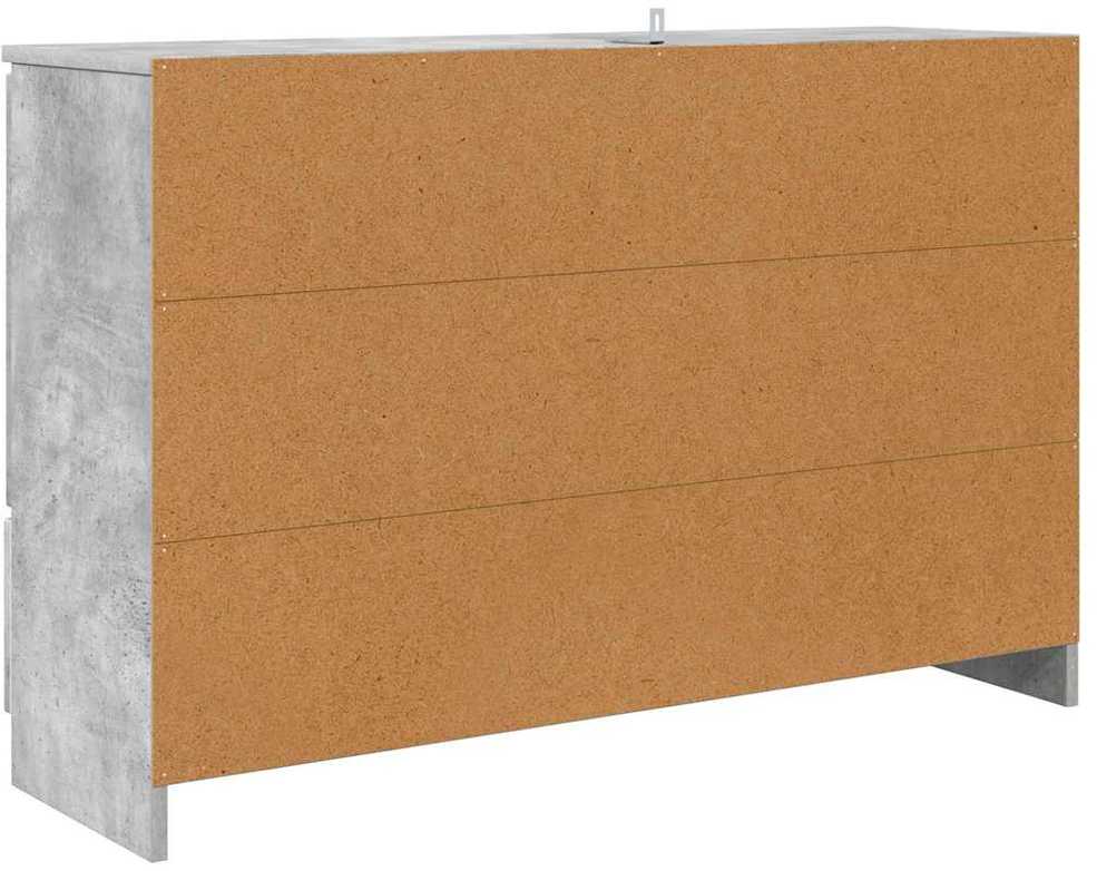Kabalas Betono pilka 100 x 30 x 65,6 Apdirbta mediena