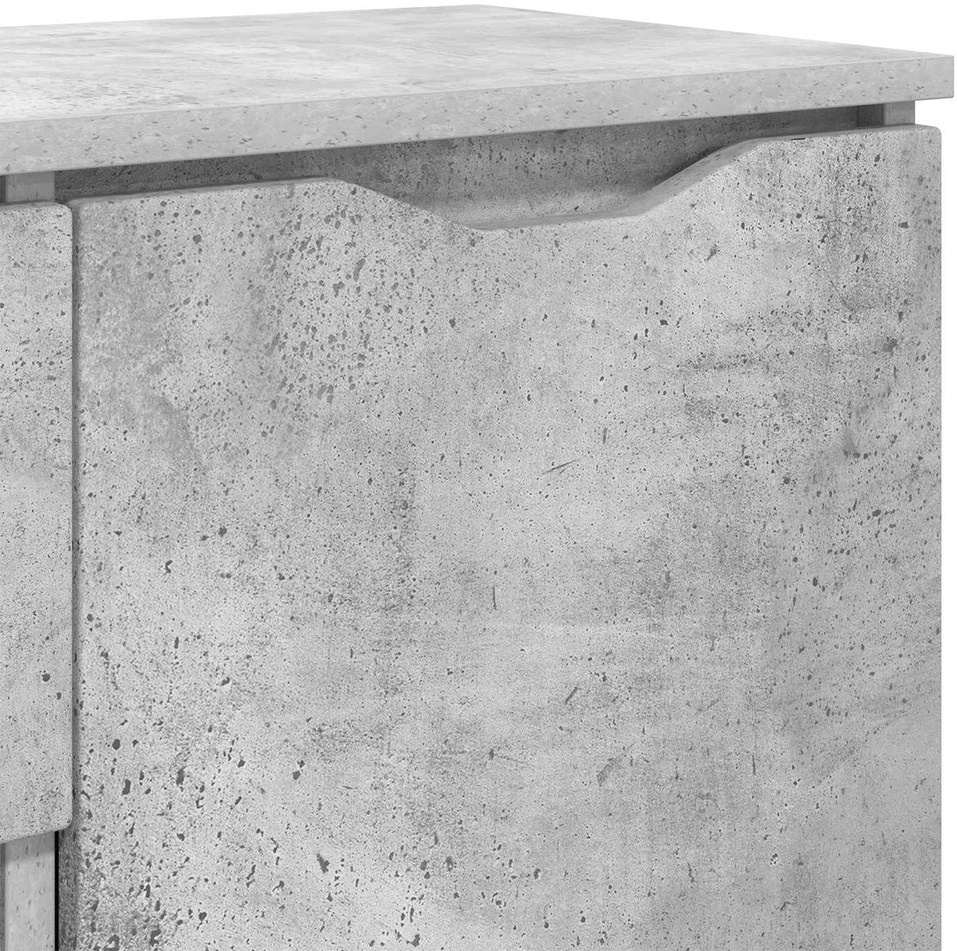 Kabalas Betono pilka 100 x 30 x 65,6 Apdirbta mediena