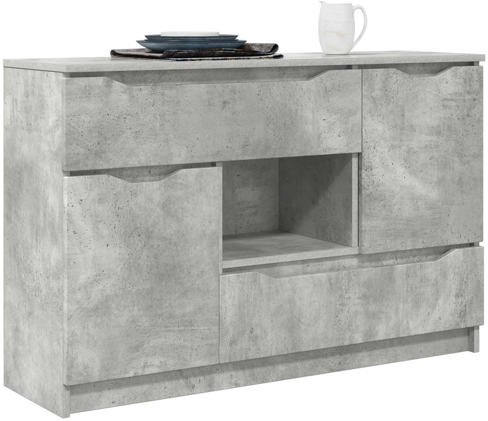 Kabalas Betono pilka 100 x 30 x 65,6 Apdirbta mediena