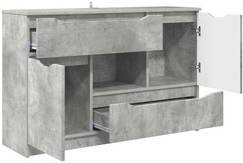 Kabalas Betono pilka 100 x 30 x 65,6 Apdirbta mediena