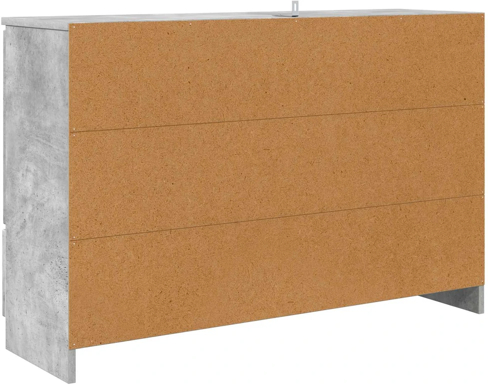 Kabalas Betono pilka 100 x 30 x 65,6 Apdirbta mediena
