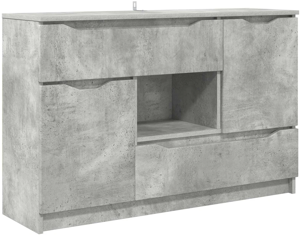 Kabalas Betono pilka 100 x 30 x 65,6 Apdirbta mediena