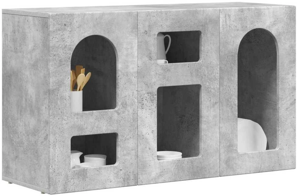 Kabalas ELST Betono pilka 100 x 35 x 59 cm Apdirbta mediena