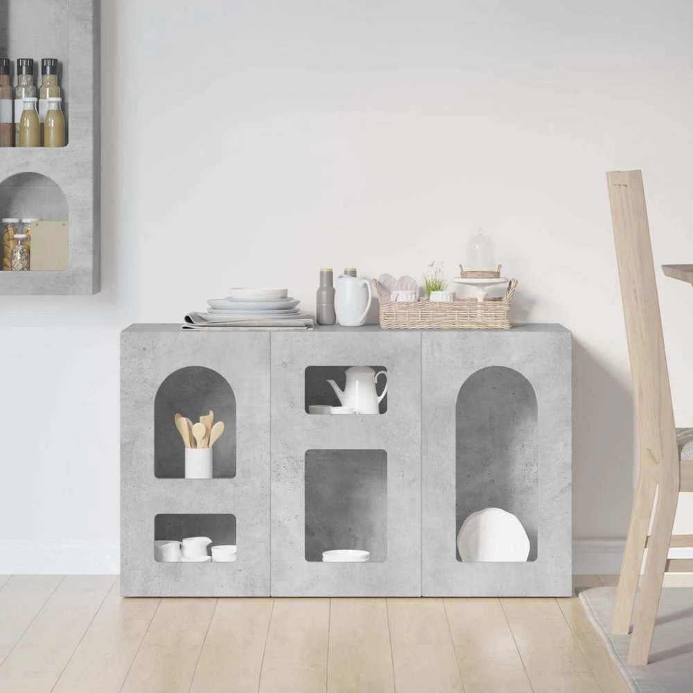 Kabalas ELST Betono pilka 100 x 35 x 59 cm Apdirbta mediena