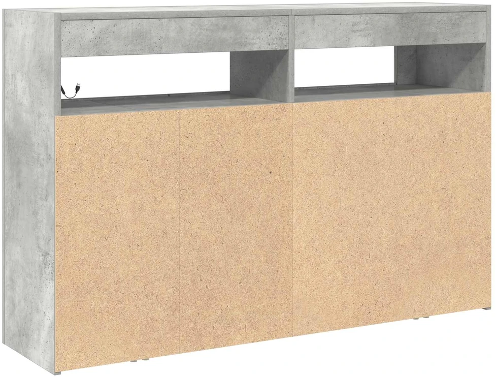 Kabalas Betono pilka 116 x 30 x 75 cm Apdirbta mediena