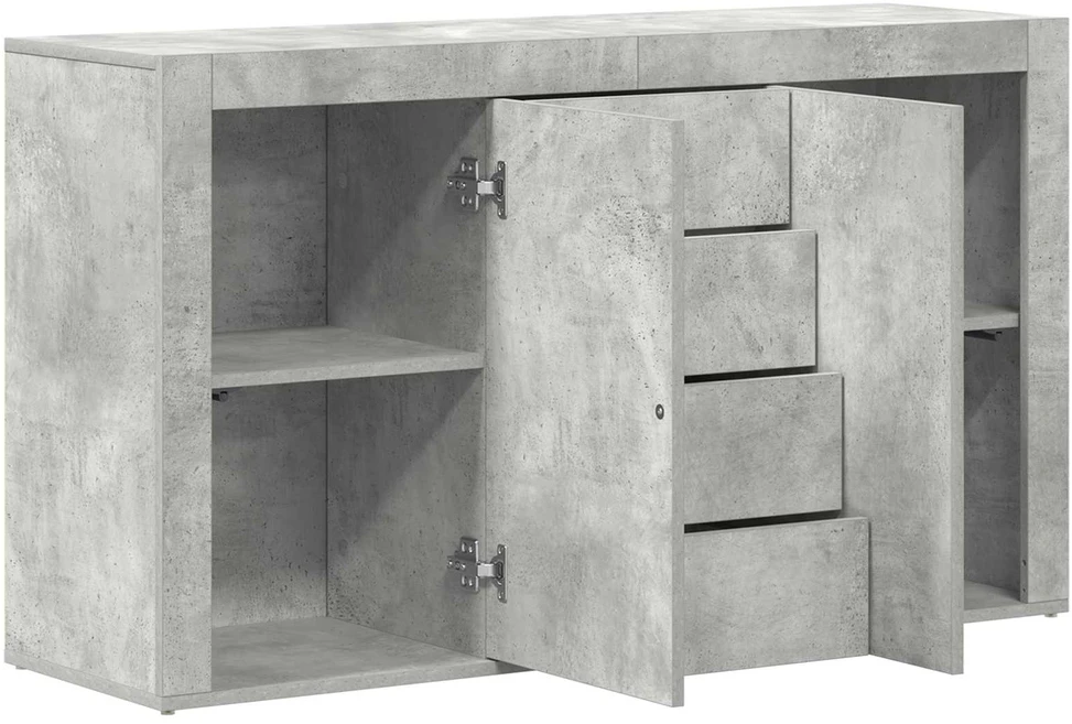 Kabalas Betono pilka 120 x 36 x 69 cm Apdirbta mediena