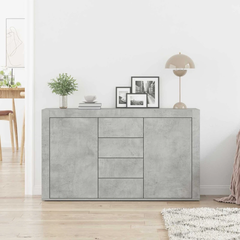 Kabalas Betono pilka 120 x 36 x 69 cm Apdirbta mediena