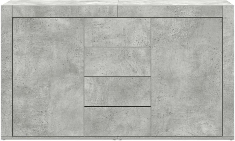 Kabalas Betono pilka 120 x 36 x 69 cm Apdirbta mediena